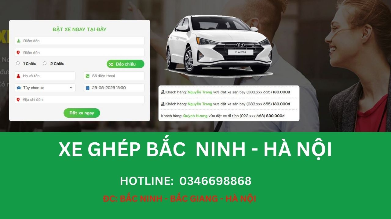 Xe ghép Hà Nội Bắc Ninh
